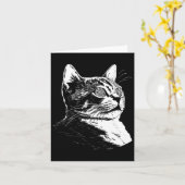 Psychedelisch kattenfestival Edm Trippy Illusion K Kaart (Gele Bloem)