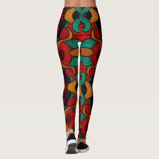psychedelisch leggings (Achterkant)