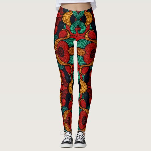 psychedelisch leggings (Voorkant)