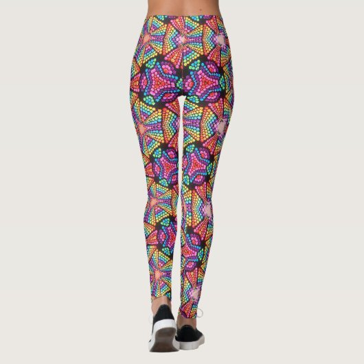 psychedelisch leggings (Achterkant)
