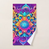 Psychedelisch Mandala-ontwerp Bad Handdoek (Handdoek)