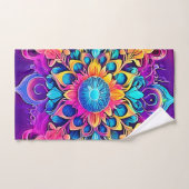 Psychedelisch Mandala-ontwerp Bad Handdoek (Handdoek)