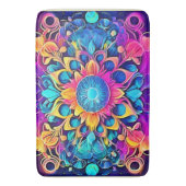 Psychedelisch Mandala-ontwerp Badmat (Voorkant Verticaal)