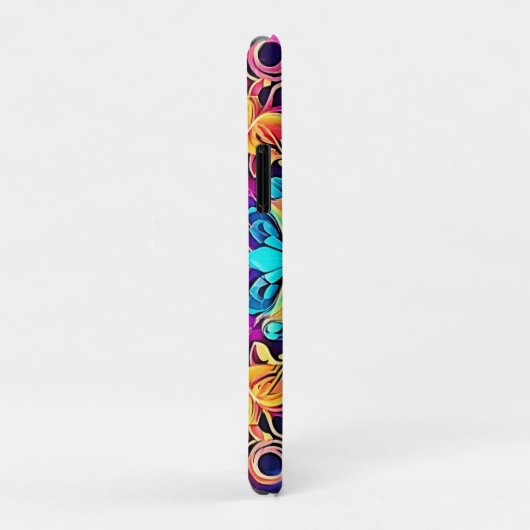 Psychedelisch Mandala-ontwerp Case-Mate iPhone Case (Achterkant/rechts)