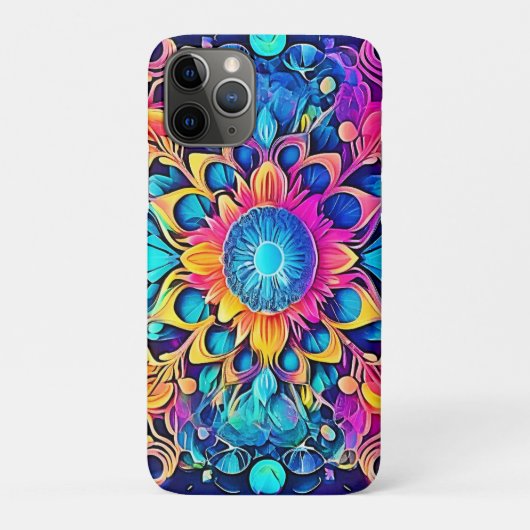 Psychedelisch Mandala-ontwerp Case-Mate iPhone Case (Achterkant)