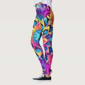 Psychedelisch Mandala-ontwerp Leggings (Links)