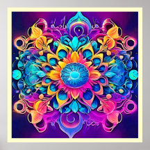 Psychedelisch Mandala-ontwerp