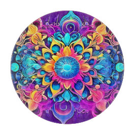 Psychedelisch Mandala-ontwerp Snijplank