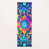 Psychedelisch Mandala-ontwerp Yogamat (Voorkant)
