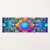 Psychedelisch Mandala-ontwerp Yogamat (Voorkant (horizontaal))