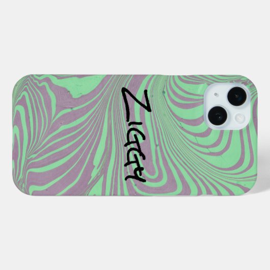 Psychedelisch marmeren ontwerp Case-Mate iPhone case (Achterkant (horizontaal))
