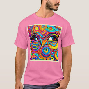 Psychedelisch oogontwerp Uitzicht T-shirt