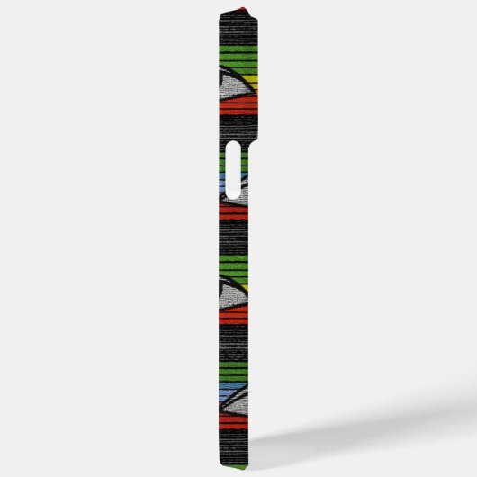 Psychedelisch oogpatroon Case-Mate iPhone case (Achterkant / Rechts)