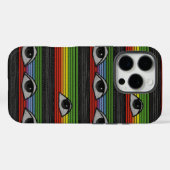 Psychedelisch oogpatroon Case-Mate iPhone case (Achterkant (horizontaal))