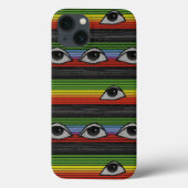 Psychedelisch oogpatroon Case-Mate iPhone case (Achterkant)