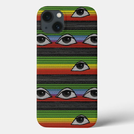 Psychedelisch oogpatroon Case-Mate iPhone case (Achterkant)