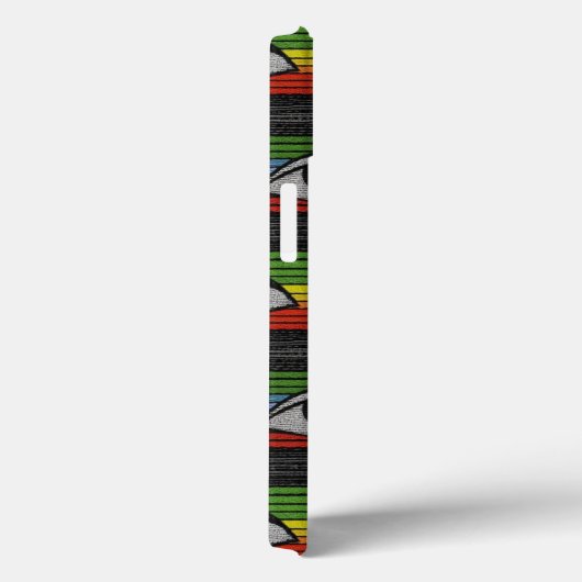 Psychedelisch oogpatroon Case-Mate iPhone case (Achterkant / Rechts)
