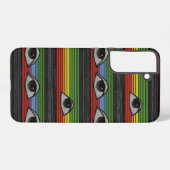 Psychedelisch oogpatroon samsung galaxy hoesje (Achterkant horizontaal)