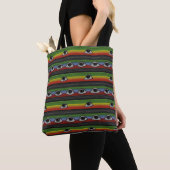 Psychedelisch oogpatroon tote bag (Dichtbij)