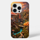 Psychedelisch Paddenstoelendorp – Intrigerende 3D- Case-Mate iPhone Case (Achterkant)