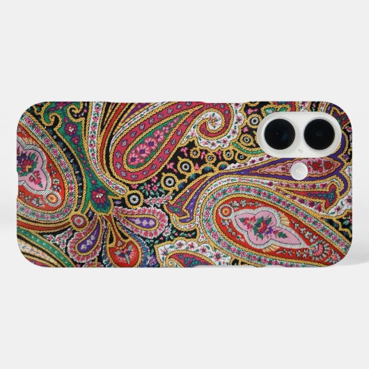 Psychedelisch paisley patroon Case-Mate iPhone case (Achterkant (horizontaal))