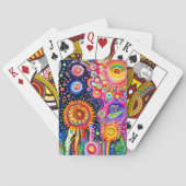 Psychedelisch Patroon Pokerkaarten (Achterkant)