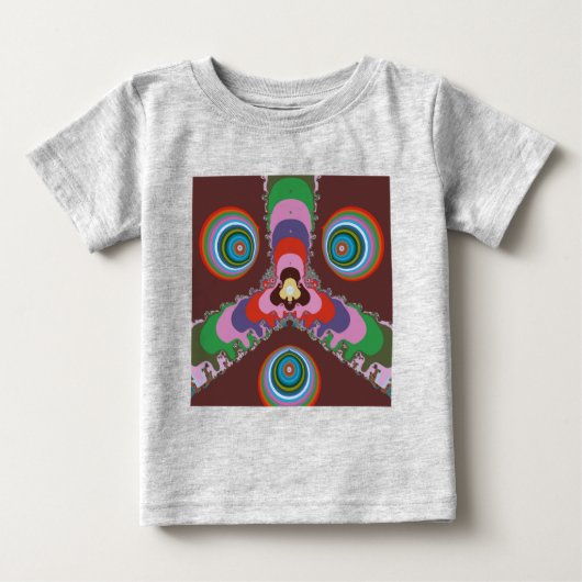Psychedelisch patroon retro kunst uit de jaren 70 (Voorkant)