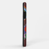 Psychedelisch patroon retro kunst uit de jaren 70 Case-Mate iPhone case (Achterkant/rechts)