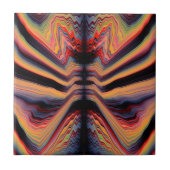  psychedelisch patroon tegeltje (Voorkant)