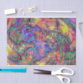 psychedelisch plaid tissue tissuepapier (Craft)