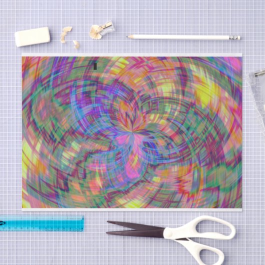 psychedelisch plaid tissue tissuepapier (Craft)