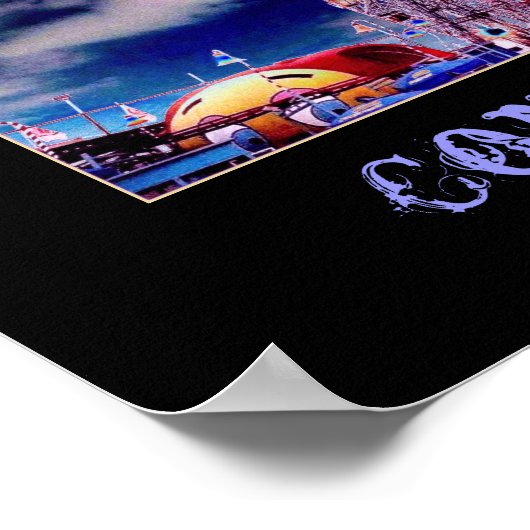 Psychedelisch Poster "Wonder Wheel & Sky" (Hoek)