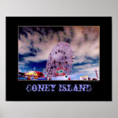 Psychedelisch Poster "Wonder Wheel & Sky" (Voorkant)