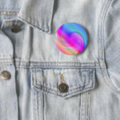 Psychedelisch Ronde Button 5,7 Cm (In situ)