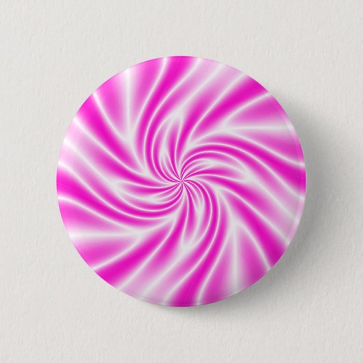 Psychedelisch Roze Draaikolk Ronde Button 5,7 Cm (Voorkant)