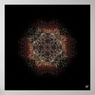 Psychedelisch schild v2 poster