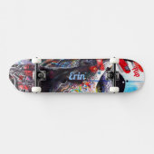 Psychedelisch skateboarddek persoonlijk skateboard (Horizontaal)