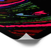 Psychedelisch sleutelgat ~ Afdrukken / Poster (Hoek)