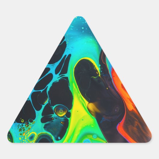 Psychedelisch Sticker (Voorkant)