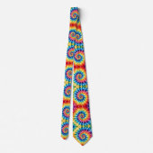 Psychedelisch Tie-Dye Patroon Stropdas (Achterkant)