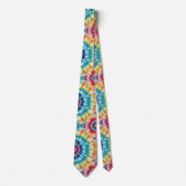 Psychedelisch Tie-Dye Patroon Stropdas (Voorkant)
