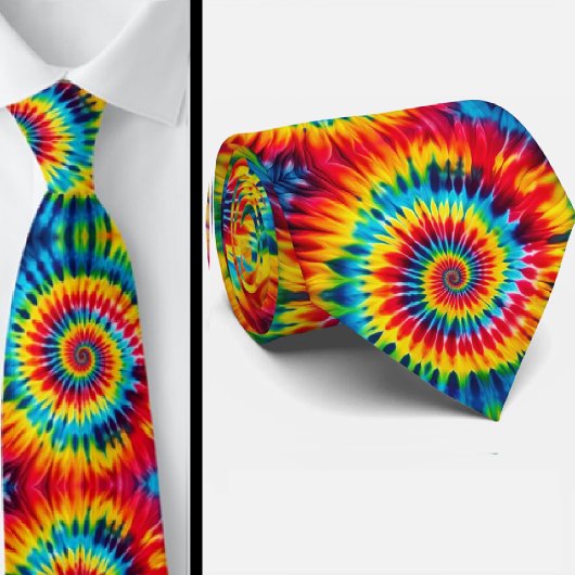 Psychedelisch Tie-Dye Patroon Stropdas