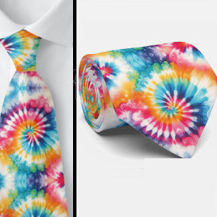 Psychedelisch Tie-Dye Patroon Stropdas