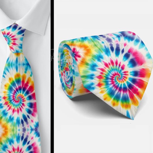 Psychedelisch Tie-Dye Patroon Stropdas