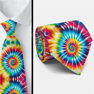Psychedelisch Tie-Dye Patroon Stropdas
