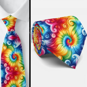 Psychedelisch Tie-Dye Patroon Stropdas