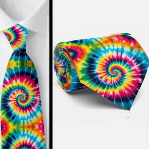 Psychedelisch Tie-Dye Patroon Stropdas
