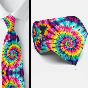 Psychedelisch Tie-Dye Patroon Stropdas