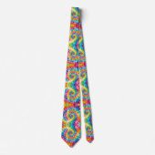 Psychedelisch Tie-Dye Patroon Stropdas (Voorkant)
