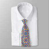 Psychedelisch Tie-Dye Patroon Stropdas (Gebonden)